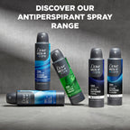 Dove Men+Care dry spray metallic gray finish display