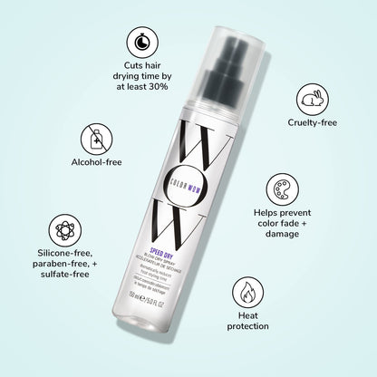 Color Wow premium anti breakage thermal protectant spray close up view