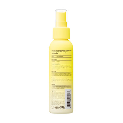 Sun Bum blonde formula beach hair care product highlighting protective features against humidity.