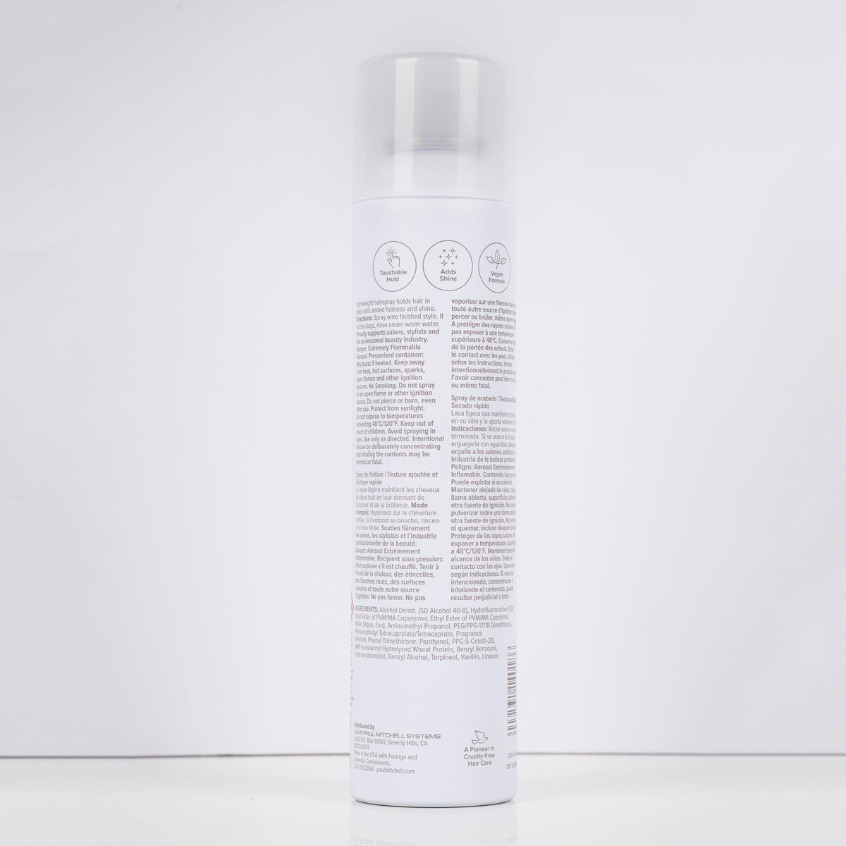 Professional salon grade Paul Mitchell flexible hold hair spray for all hair types