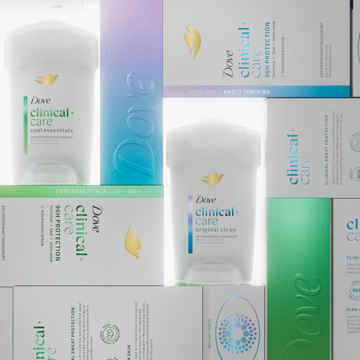 Dove forty eight hour sweat and odor protection clinical deodorant stick