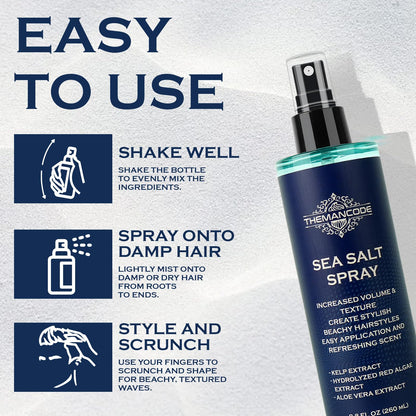 THEMANCODE premium men grooming spray premium bottle design