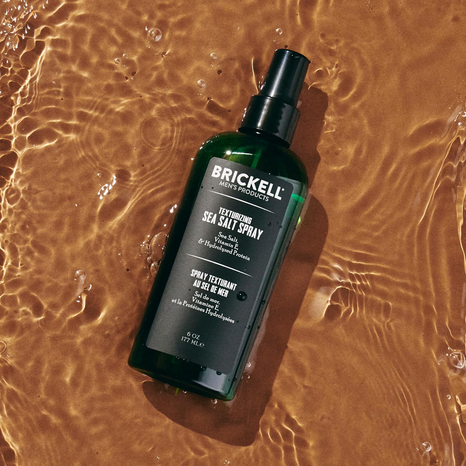 Brickell volumizing hair spray formula with vitamin E and hydrolyzed proteins for men