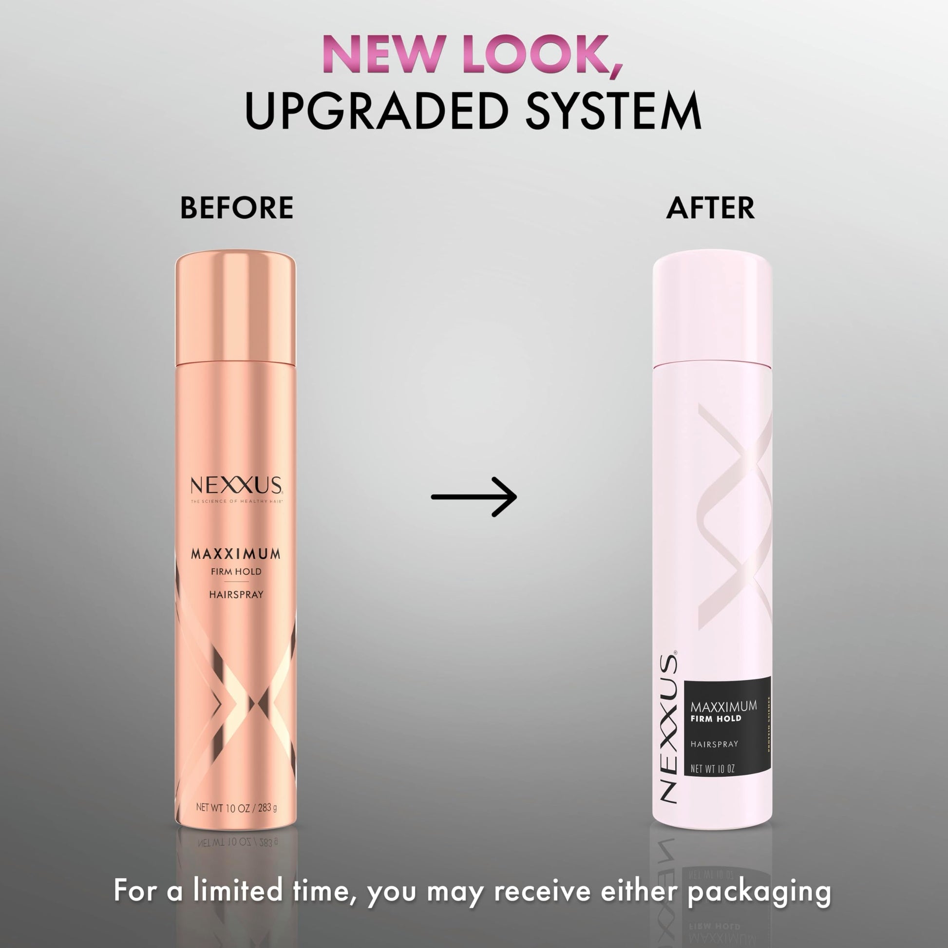 Nexxus firm hold salon quality hairspray for women styling control