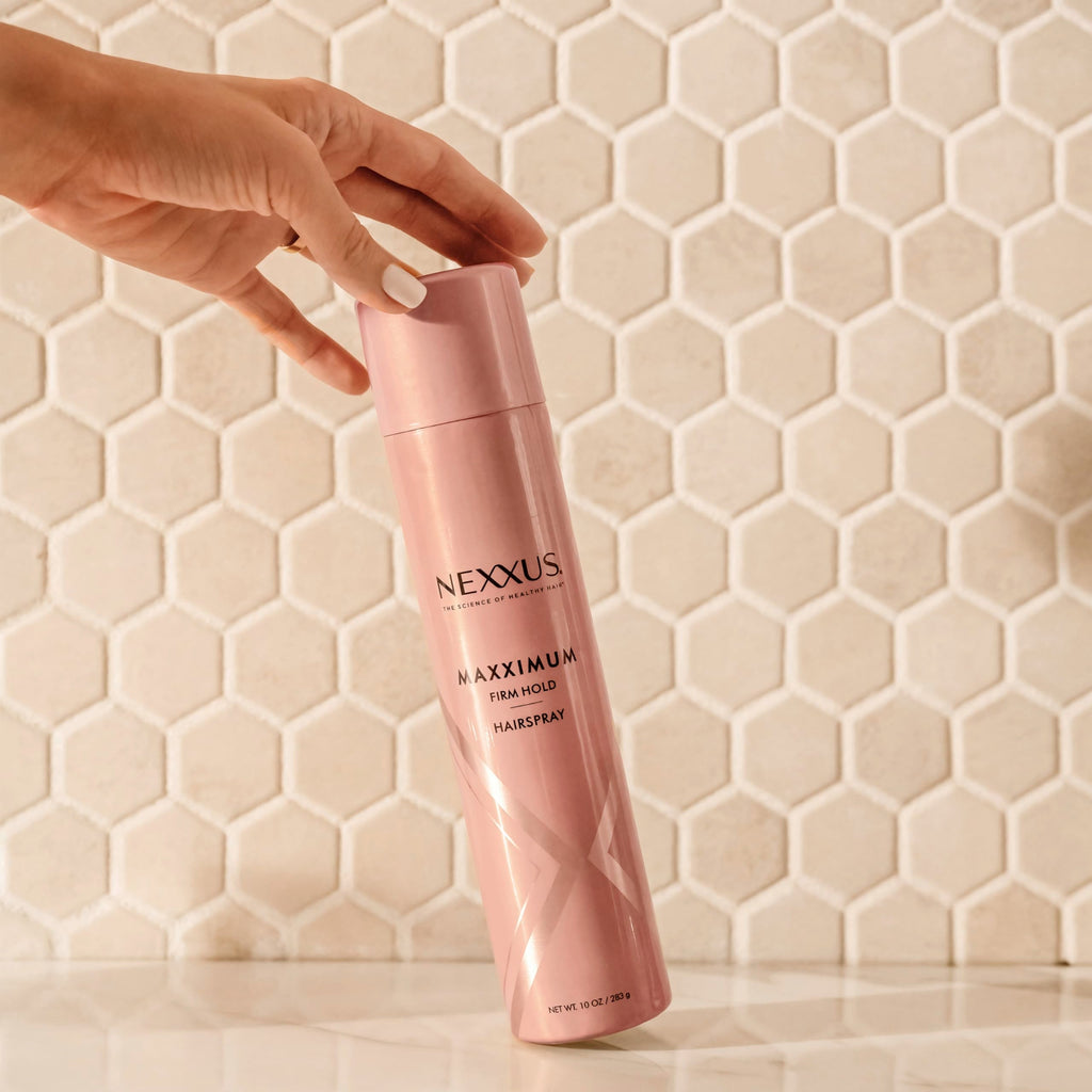 Nexxus paraben free and sulfate free salon finishing spray container