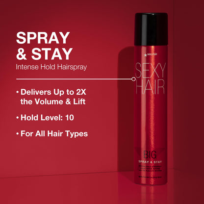 SexyHair extreme hold hairspray for 72 hour humidity defense styling