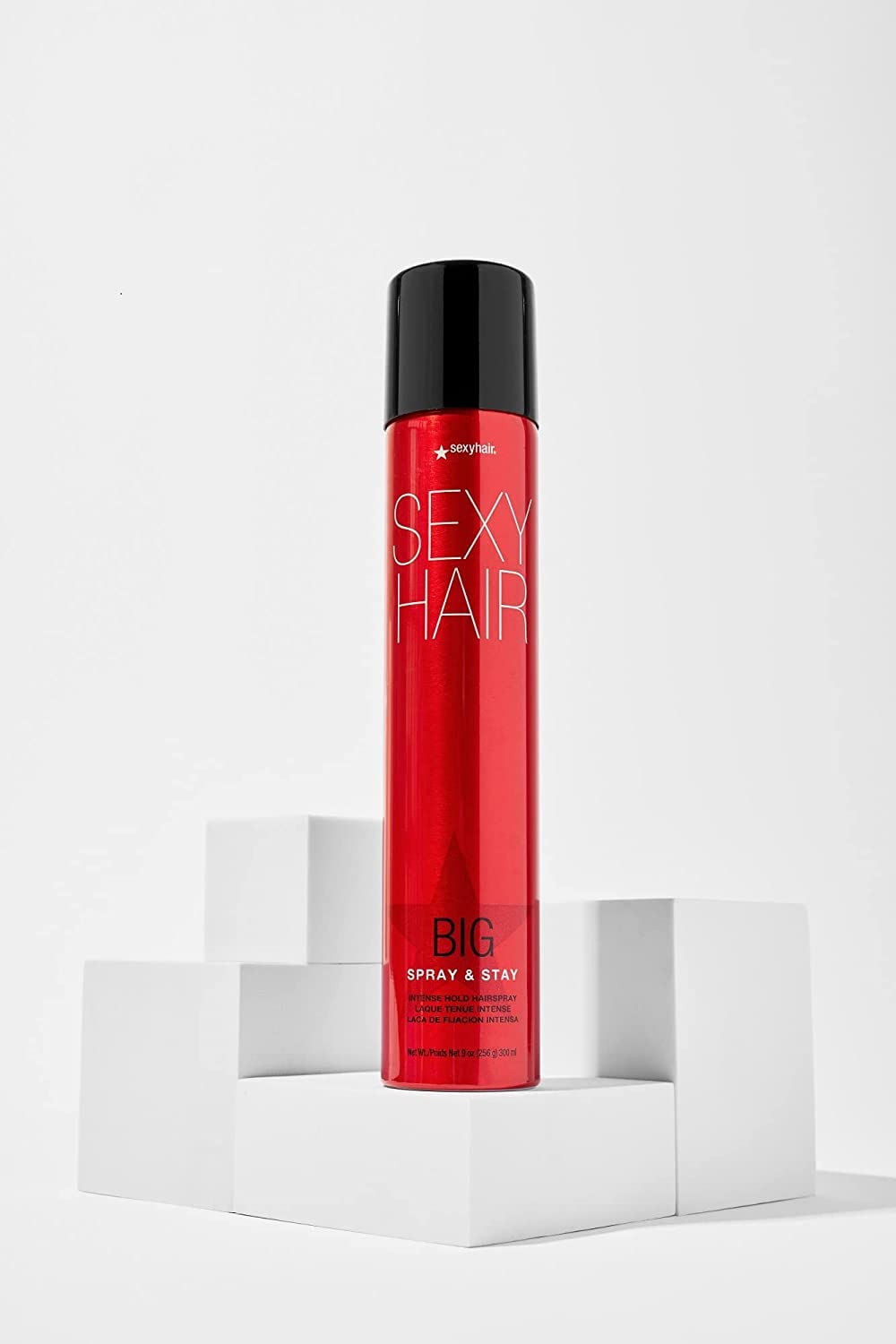 SexyHair Big Spray And Stay 9 Ounce premium packaging display
