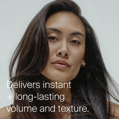 Living Proof texturizing spray aerosol canister for adding instant volume to fine hair.