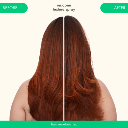 Premium imported Amika hair styling spray back label view