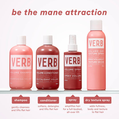 VERB styling spray for building instant body and flexible light hold on waves