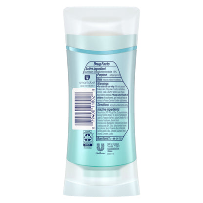 Degree 72 hour sweat and odor control women deodorant stick showing product details