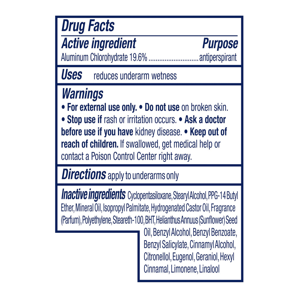 Dove 2.6 ounce alcohol-free antiperspirant sticks displayed together highlighting skin care benefits