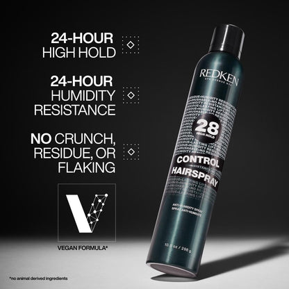 Redken maximum hold anti frizz hairspray bottle for professional style memory