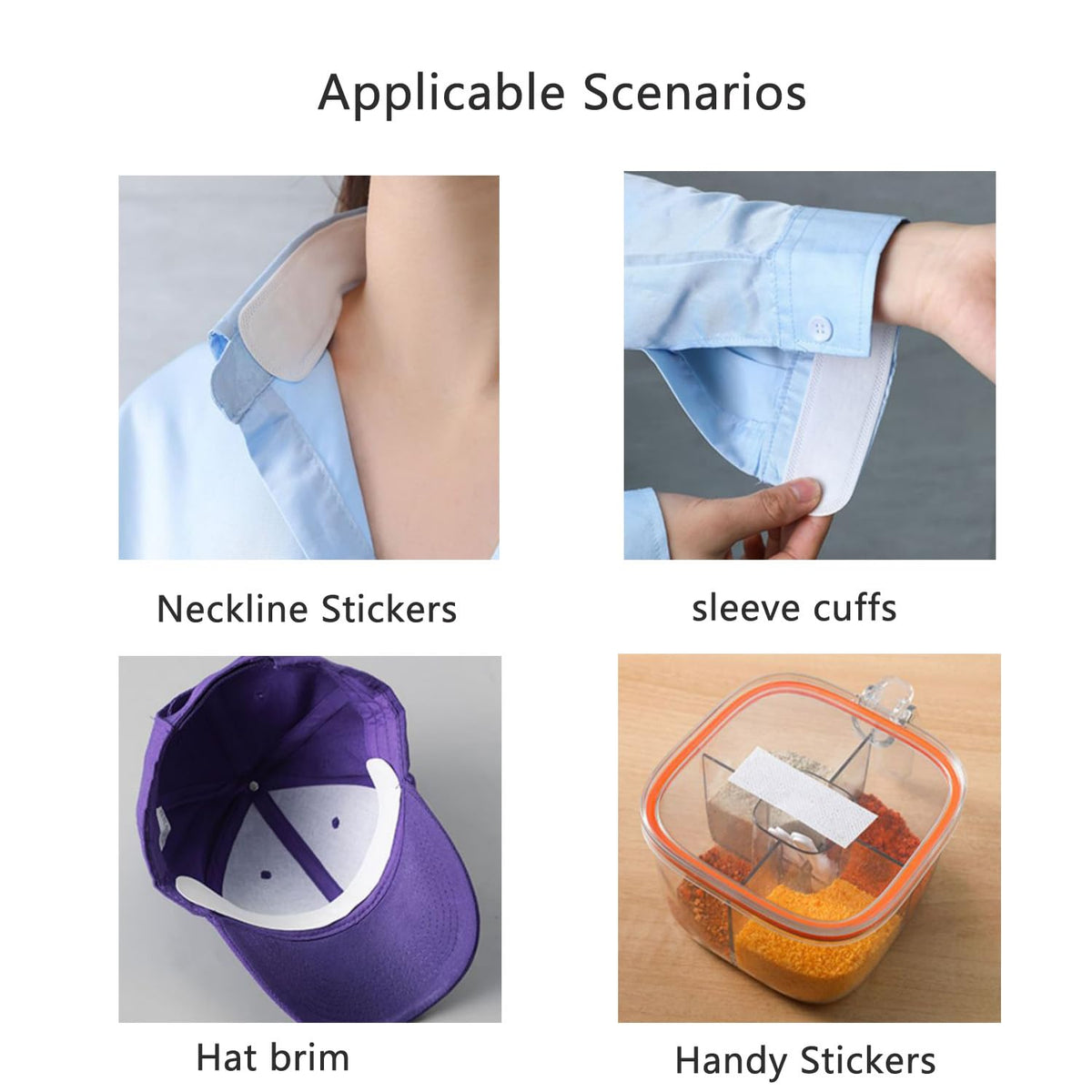 ArrErr hat sweatband protector demonstrating slim profile