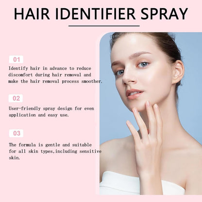 Authentic OYB hair identifying aerosol can packaging detail showcasing its suitability for all skin types