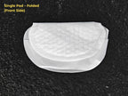 Individual wrapped disposable underarm clothing liners
