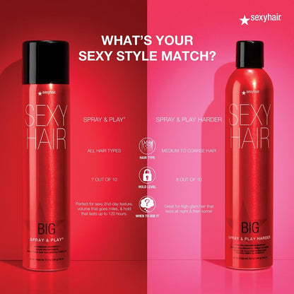 Anti frizz firm hold volumizing spray for long lasting all day hair styles
