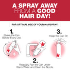 SexyHair maximum volume hairspray for lifting flat roots and protecting against humidity