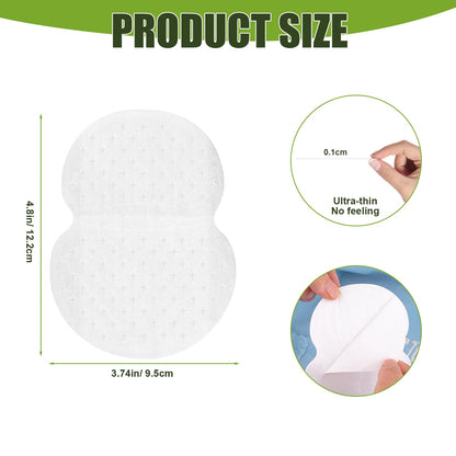 Close up of breathable non-woven fabric sweat pads