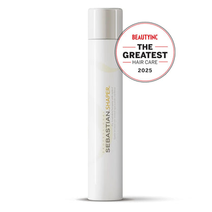 Sebastian Professional medium hold styling spray packaging details and directions