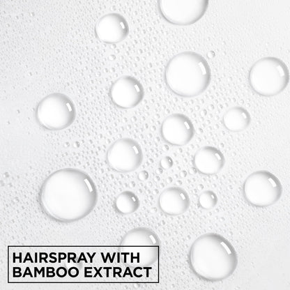 Garnier Fructis level five ultra strong control hairspray bottle closeup
