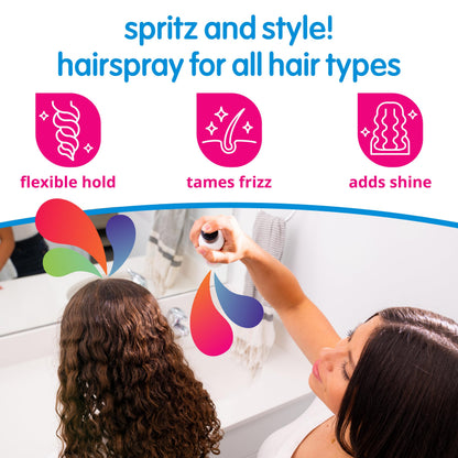 SoCozy children styling hair mist showing clean ingredient benefits like quinoa and aloe vera