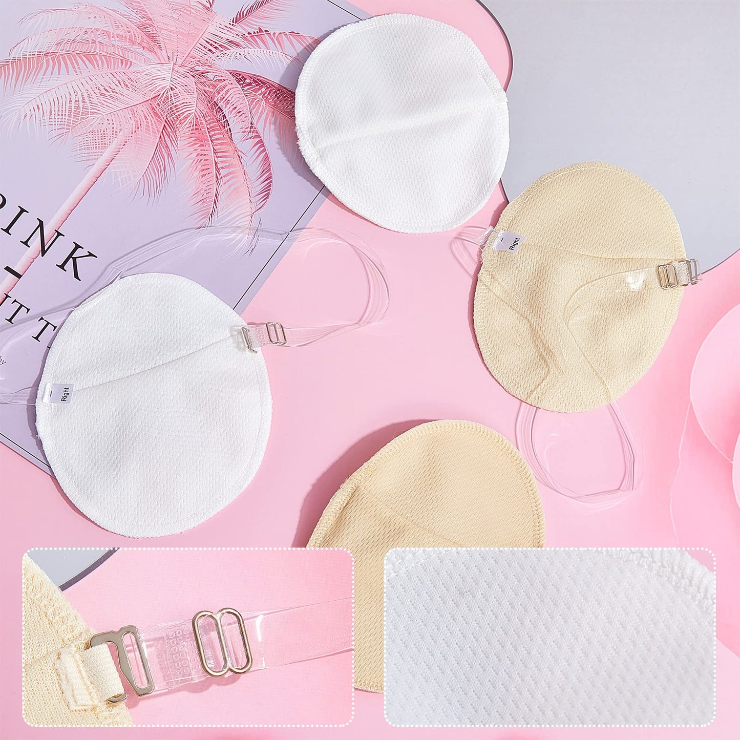 Breathable sweat guards for men and women