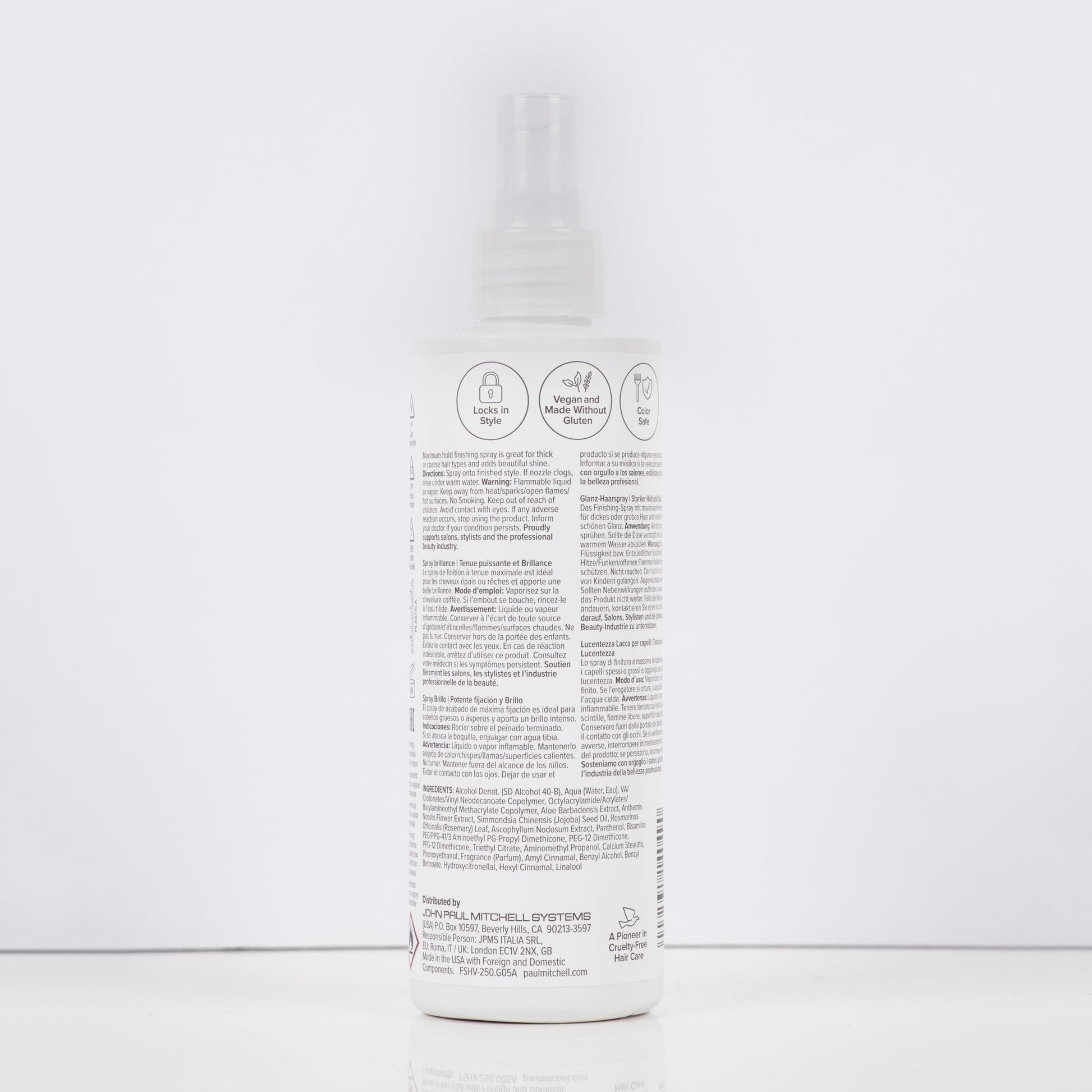 Paul Mitchell Freeze and Shine eight point five fluid ounce bottle