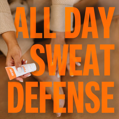 Carpe foot lotion for odor control and sweat prevention
