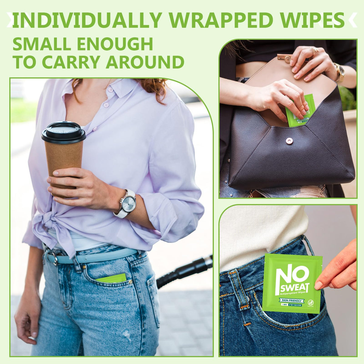 Timgle underarm sweat wipes displayed for sports and gym use