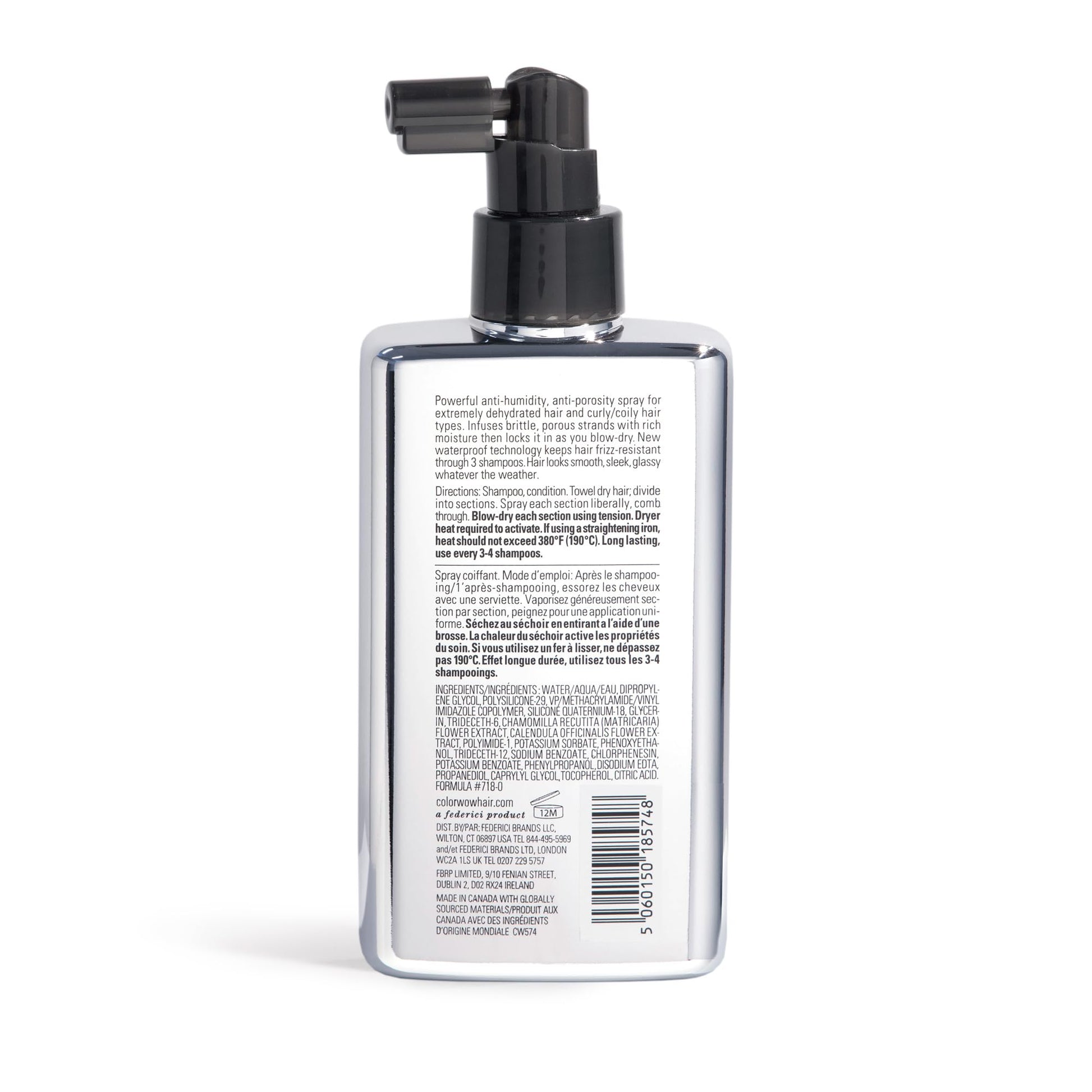 Color Wow ultra moisturizing hair spray for curly and dehydrated hair