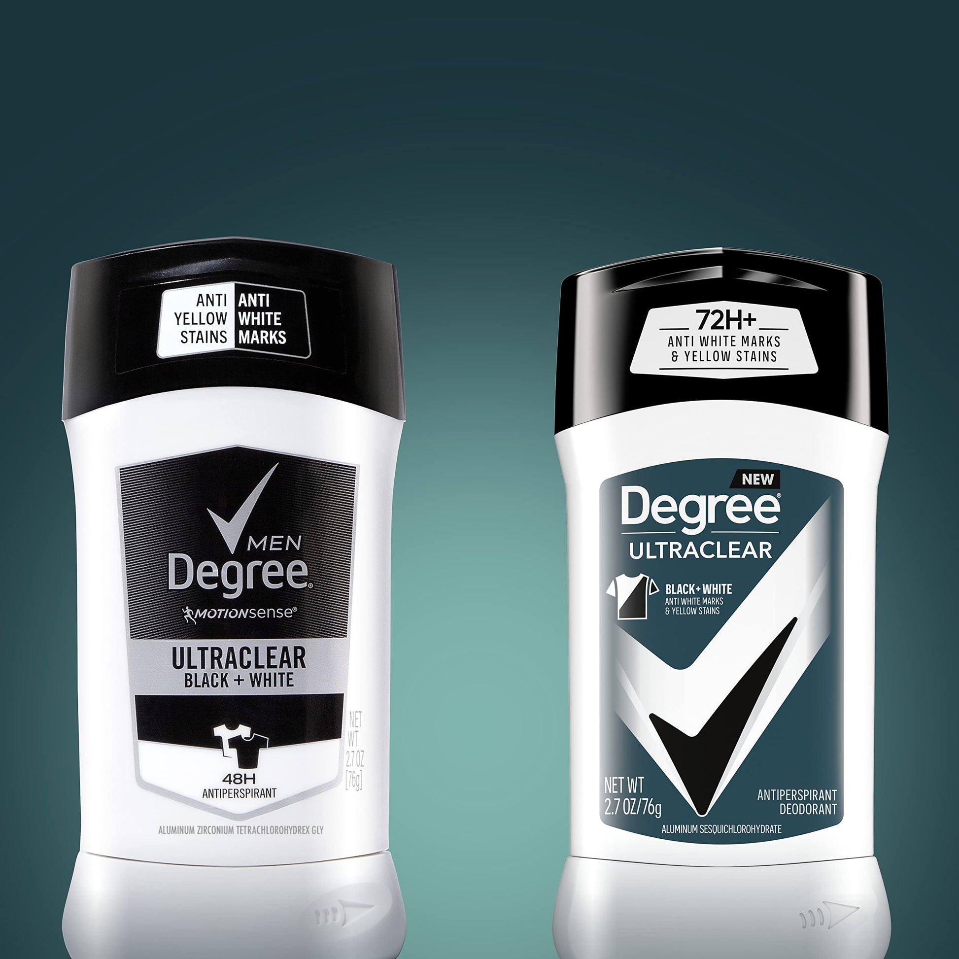 Degree UltraClear Black and White pack of twelve authentic premium product dimensions