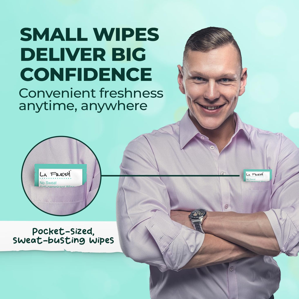 La Fresh travel lite wet wipes packet closeup