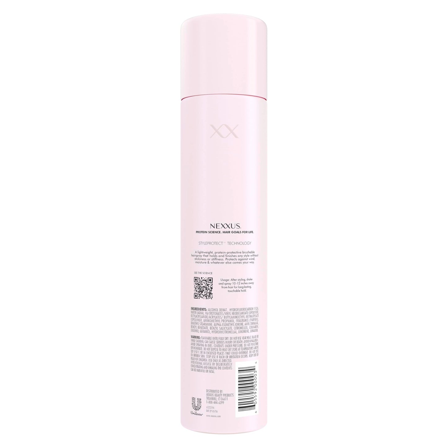 Nexxus StyleProtect Technology hairspray ten ounce bottle for frizz control