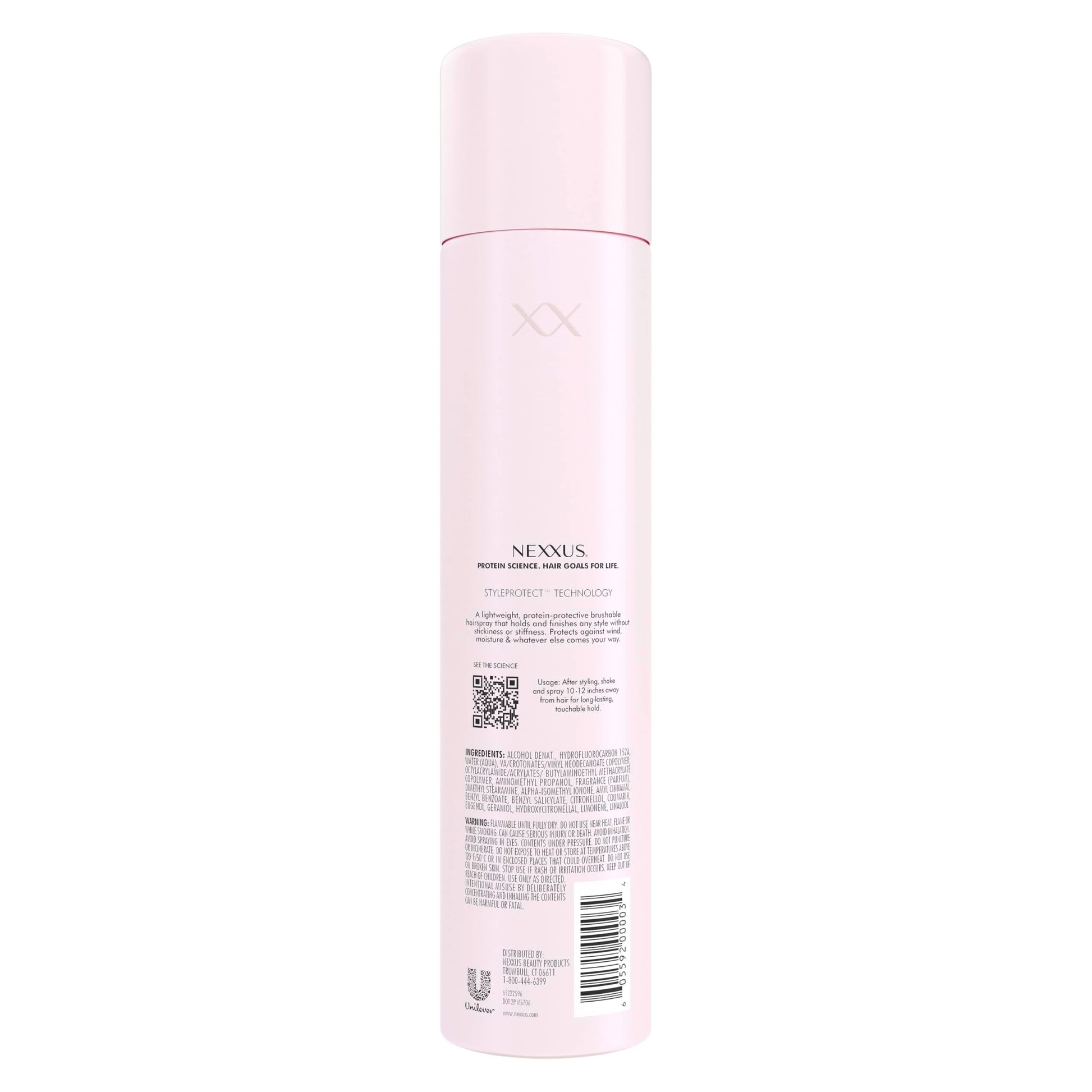 Nexxus StyleProtect Technology hairspray ten ounce bottle for frizz control