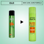 Garnier ultra strong hold hairspray 8.25 Ounce bottle packaging
