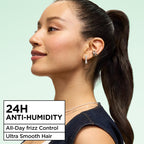 Garnier sleek and shine hairspray containing natural bamboo extract for flexible movement