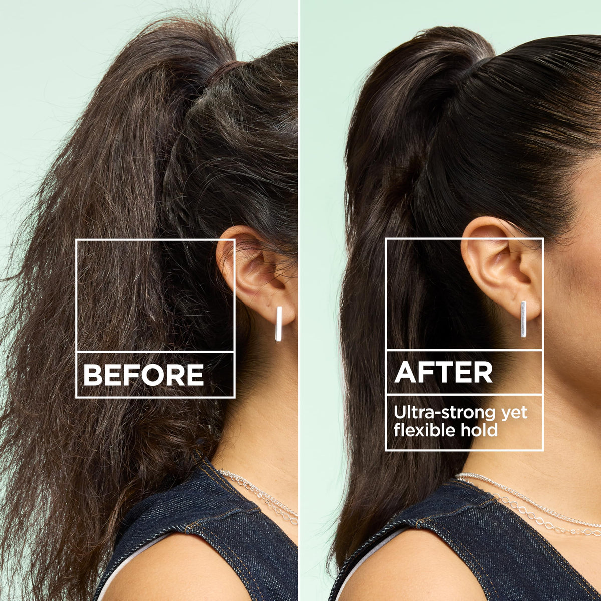Authentic Garnier anti humidity aerosol spray for 24 hour sleek hair styles