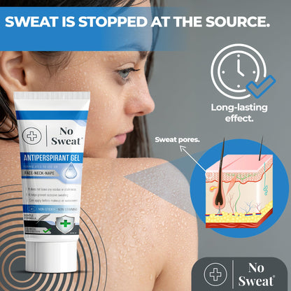 No Sweat Antiperspirant Gel packaging side profile