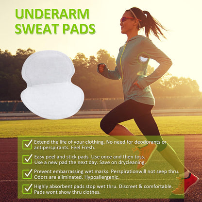 Unadir sweat pads 100 pack individual pad detail