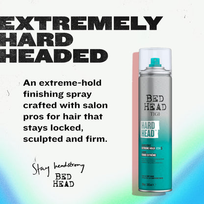Authentic TIGI extreme hold hairspray for salon quality styling