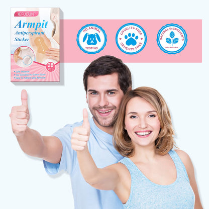 Pack of 28 sweat prevention pads for daily use