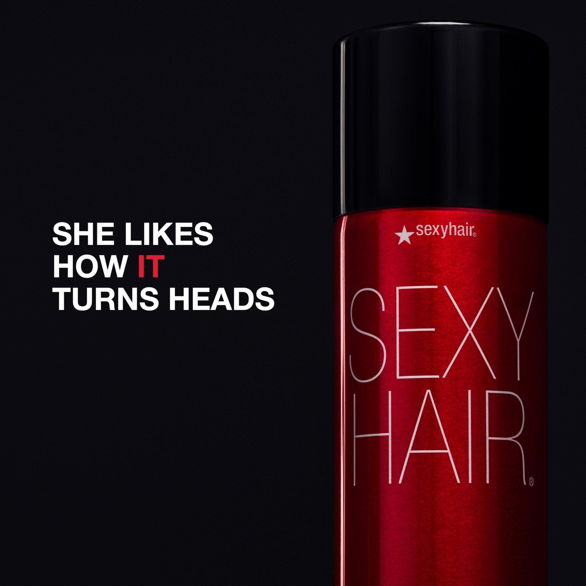 Ten Ounce can of SexyHair Big Spray and Play hair product for fine hair styling.
