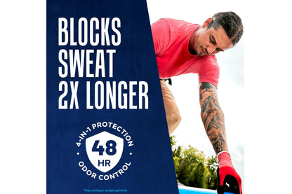Right Guard Sport clear gel antiperspirant fresh scent three ounce container application dial.