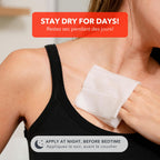 SweatBlock clinical protection body wipes individual packet layout