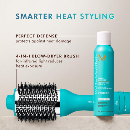Moroccanoil professional hair spray for protection up to 230 Degrees Celsius