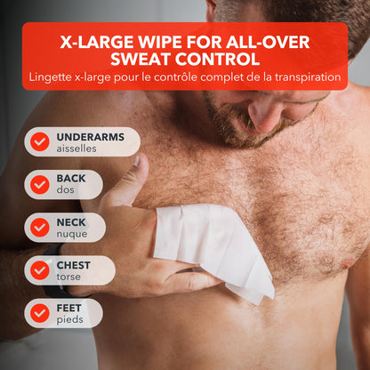 Close up of SweatBlock Clinical Strength box branding