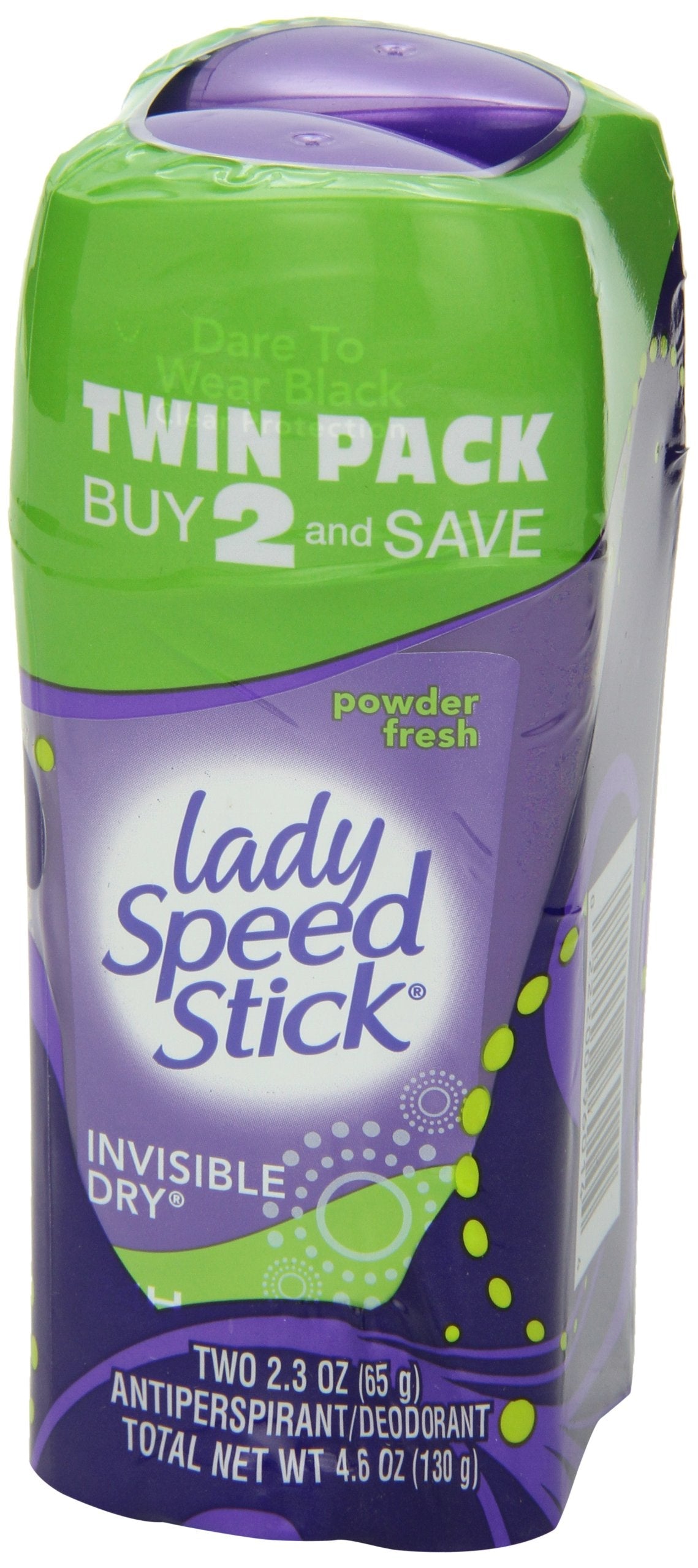 Lady Speed Stick imported personal care product twin pack display