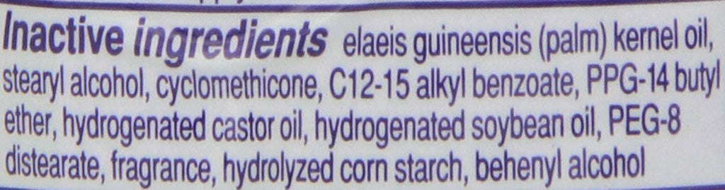 Lady Speed Stick invisible dry deodorant close up of scent label