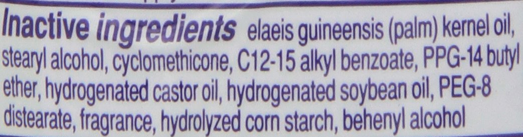 Lady Speed Stick invisible dry deodorant close up of scent label